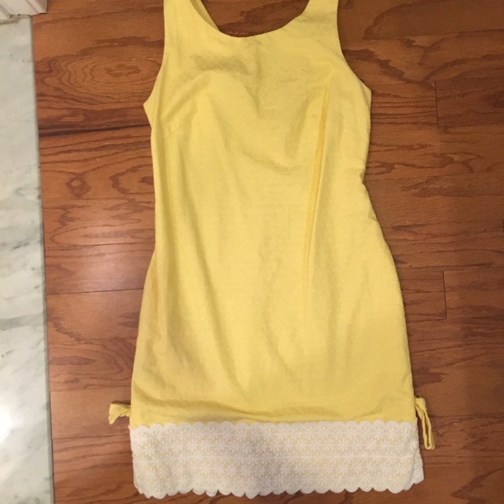 Lilly Pulitzer Yellow Shift Dress